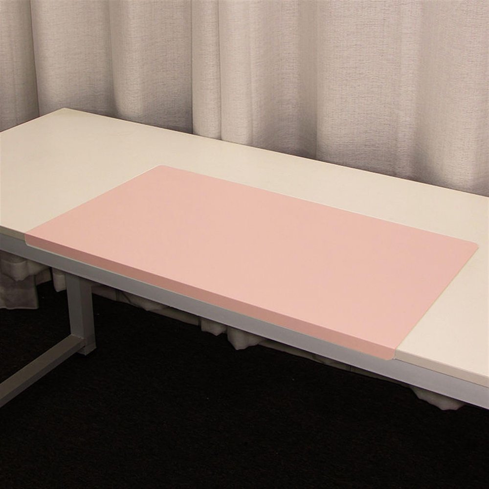 Lifup Desk Mat with Edge Protection, Waterproof Non-Slip PU Leather, Pink, 60 x 30 x 2 cm
