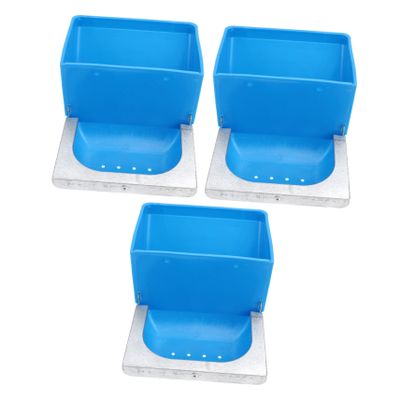 Large Feed Containers with Anti-Gnaw Edge, 3-Piece Set