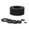 20 Silicone O-Rings and Flat NBR Rubber Seals, 3–8 mm ID, 1–3 mm Thick view 3