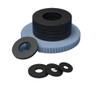 WUSHADEHANS Silicone O-Ring Flat Washers, 6-Pack, M10 x 22 x 3 mm view 4