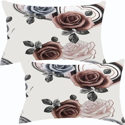 Corduroy Decorative Pillow Covers, 50 x 70 cm, Set of 2 (Color 10)