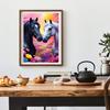 QQYRHN 5D Two Horses Diamond Painting Kit view 3