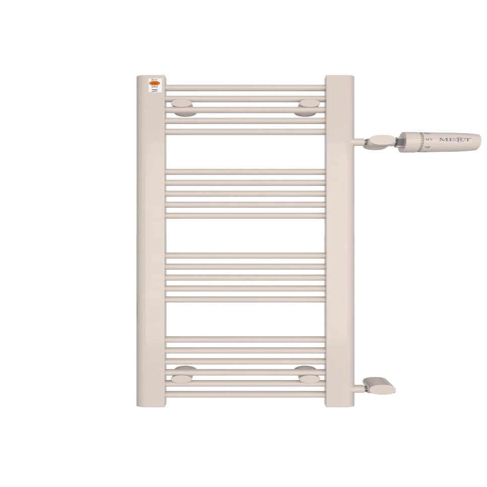 Bathroom Radiator 300 x 1200 mm White, Towel Radiator with Side Connection