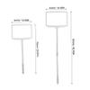 Portable Stainless Steel Sign Holder with Frame for Meetings view 2