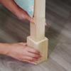 PXAMORTEL Wooden Furniture Risers, Set of 4, Square, 5–20 cm Height Increase view 4