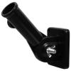Adjustable Black Aluminum Wall-Mount Flagpole Holder view 1