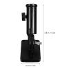 Adjustable Black Aluminum Wall-Mount Flagpole Holder view 2