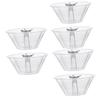 NUOBESTY 3 Sets Range Hood Oil Catcher Cups, Plastic Oil Collection Containers, 2 Pieces per Set view 1