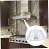NUOBESTY 3 Sets Range Hood Oil Catcher Cups, Plastic Oil Collection Containers, 2 Pieces per Set view 3