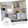 NUOBESTY 3 Sets Range Hood Oil Catcher Cups, Plastic Oil Collection Containers, 2 Pieces per Set view 4