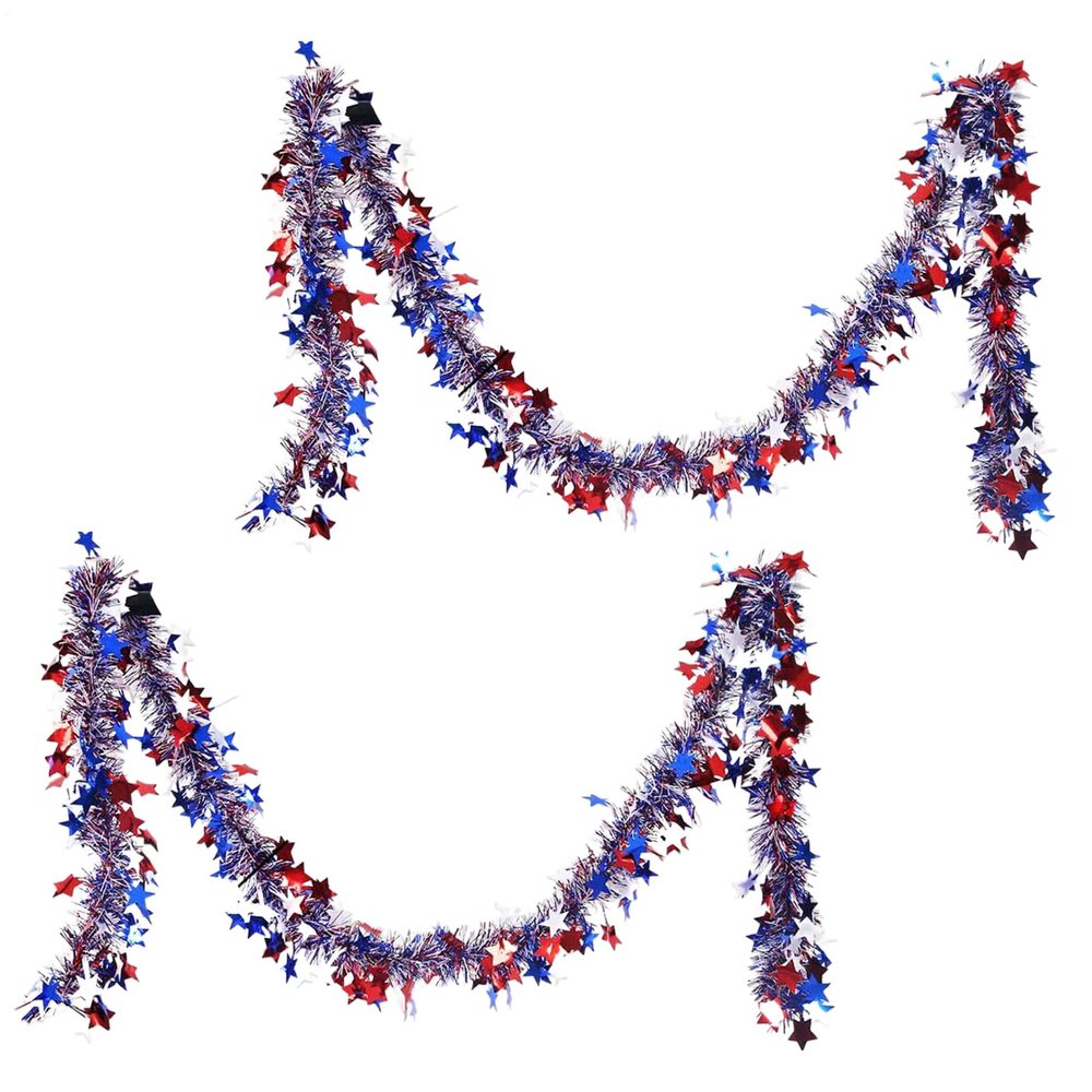 4th of July Glitter Hanging Garland