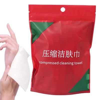 Compressed Towel, Cleaning Cloths, 20 x Cotton, Compact for Face
