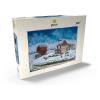 MyPuzzle Rustic Winter Landscape with Snow-Covered Cabin - Premium 1,000-Piece Puzzle view 2