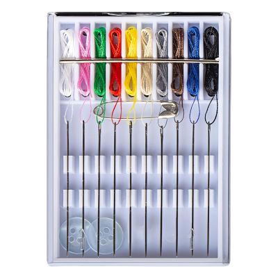 Quick Fix Sewing Kit - 10 Color Needle and Thread Set