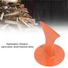 Walfront Forged Steel Firewood Splitter, Portable, Orange view 3