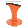 Walfront Forged Steel Firewood Splitter, Portable, Orange view 4