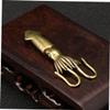 GRIRIW Vintage Brass Octopus Sculpture view 3