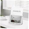 Acrylic Brochure Holders, 2-Pack, Angled Design for Desk view 4
