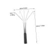 BESPORTBLE Flat Stainless Steel Ash Rake with Smooth Surface, Versatile Tool for Gardens and Tile Floors, Silver view 2