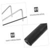 BESPORTBLE Flat Stainless Steel Ash Rake with Smooth Surface, Versatile Tool for Gardens and Tile Floors, Silver view 4