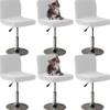 Bar Stool Covers Set with Backrest, Stretch Protective Covers for Swivel Dining Chairs view 1