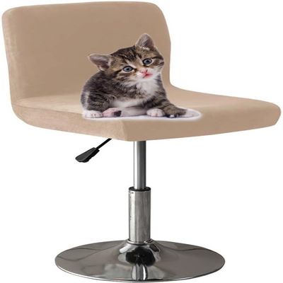Bar Stool Cover Set with Backrests, Stretch Slipcovers