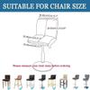 Bar Stool Covers with Backrests, Set of Stretch Slipcovers view 4