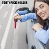 Portable Toothpick Holder, Aluminum Alloy Dispenser view 2