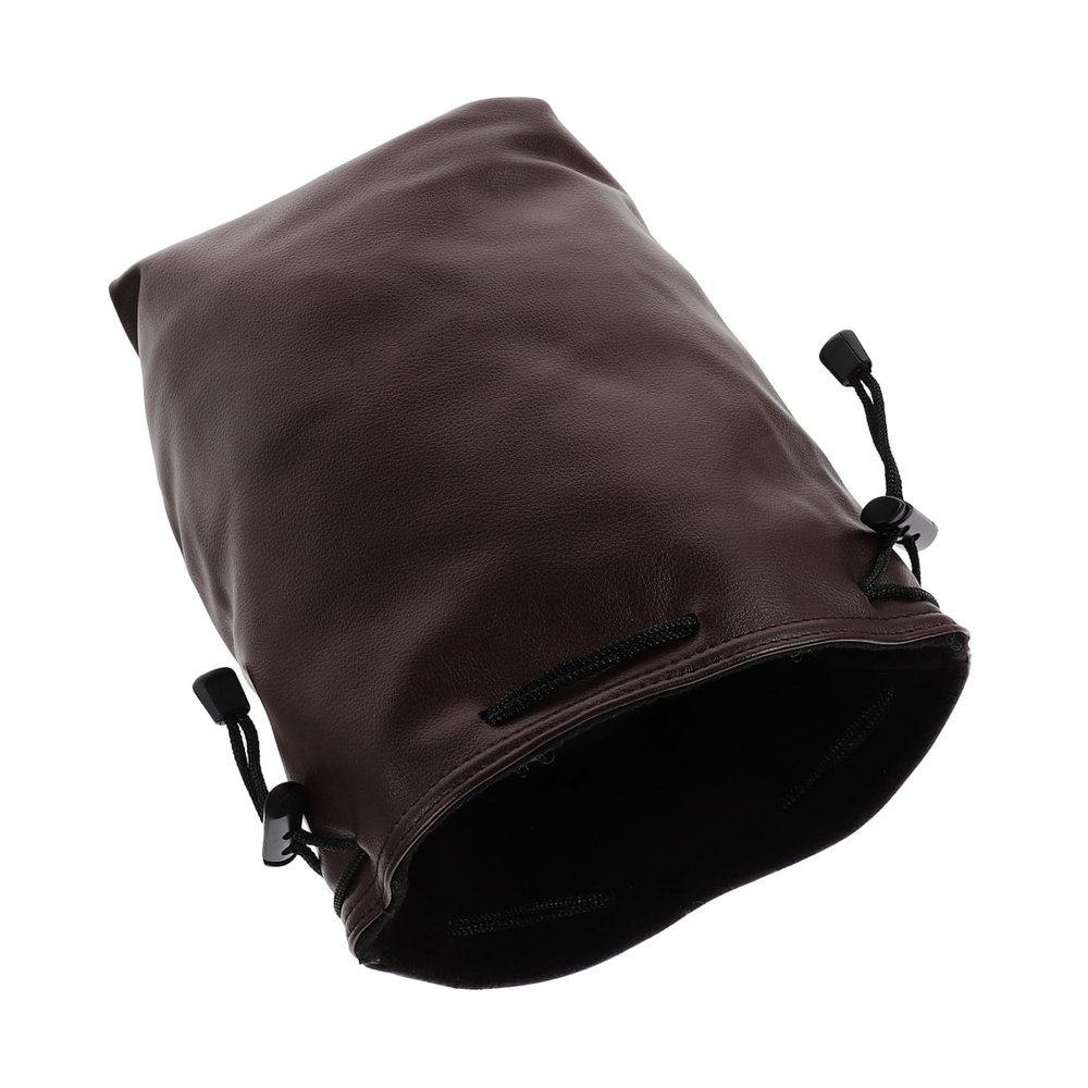 POPETPOP Brown PU Camera Bag Insert