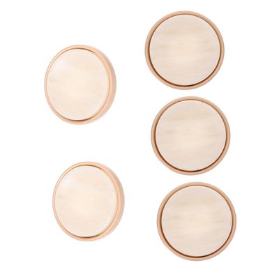 Housoutil 5-Piece Metal Buttons