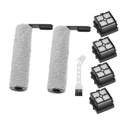 Holibanna Floor Scrubber Brush with Roller Brush and Filter