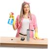 Holibanna Floor Scrubber Brush with Roller Brush and Filter view 4