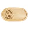 18th Birthday Oval Engraved Wooden Tray for Boys and Girls view 1