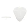 DIY Silicone Drawer Knob Mold - Heart Shape view 1