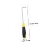 DECORNIJIA 400 mm Heavy-Duty Stainless Steel Lifting Hook with Non-Slip Rubber Grip for Rolling Doors, Sliding Windows, and Manhole Covers view 2