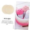 Housoutil 2-Pack Round Wooden Bag Bottoms for Crocheting view 4