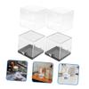 DOITOOL 16-Piece Transparent Display Storage Box Set, 4 Sets of 4 view 2