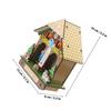 Analog Wall-Mounted Weather House Thermometer Hygrometer view 2