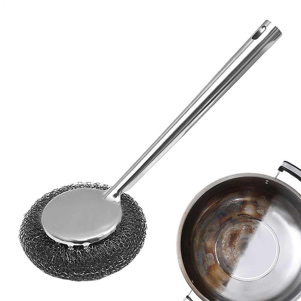 Stainless Steel Wool Scrubbing Brush