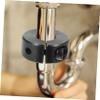 Split Steel Shaft Collar, Black Clamping Collar view 4