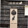 HAPINARY 20-Piece Teen Door Hangers, Unfinished Wood, Blank DIY Signs view 2