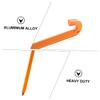 Aluminum Alloy Tent Stakes, 6-Piece Set for Outdoor Camping view 2