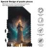 Lighthouse Wooden Puzzle, 1,000 Pieces, Classic Puzzle for Adults and Children, DIY Wooden Toy Gift, 78 × 53 cm view 4