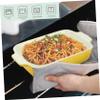 Alipis Yellow Ceramic Baking Dish with Two Handles view 4