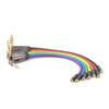 ROBAUN 1-Pc. 6.35 mm Stereo Right-Angle Plug to 3.5 mm Stereo Jack Adapter, Yellow-BK, 15 m view 3