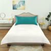 Dark Cyan Solid Decorative Satin Pillowcase, King Size, 20 x 40 in view 3