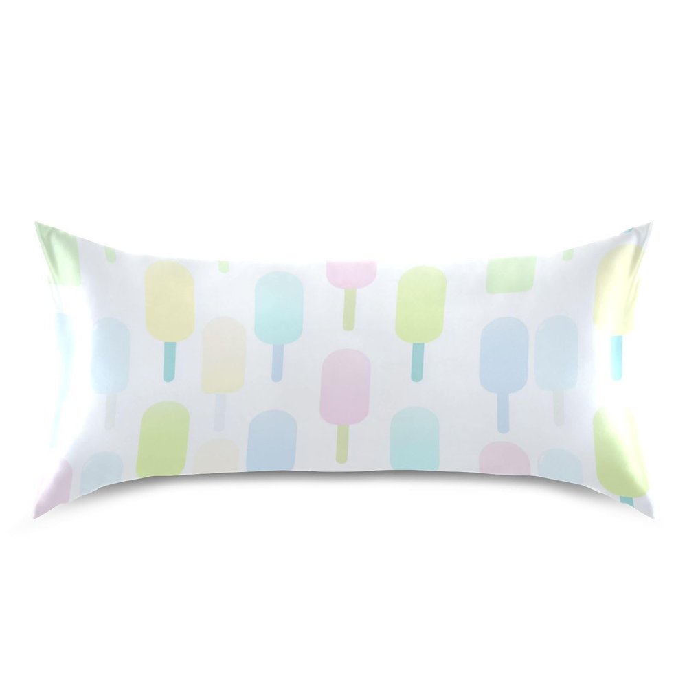 Mini Cartoon Popsicle Pillowcase, King Size, 20 x 40 in