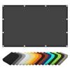 Waterproof Rectangle Sun Shade Sail 1.2 x 1.5 m, UV-Resistant, Dark Gray view 1