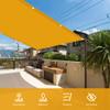 Waterproof Rectangle Sun Shade Sail 1.2 x 1.5 m, UV-Resistant, Dark Gray view 3