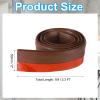 PATIKIL Self-Adhesive Door Seal Strip, 5 cm x 1 m Silicone, Brown view 2
